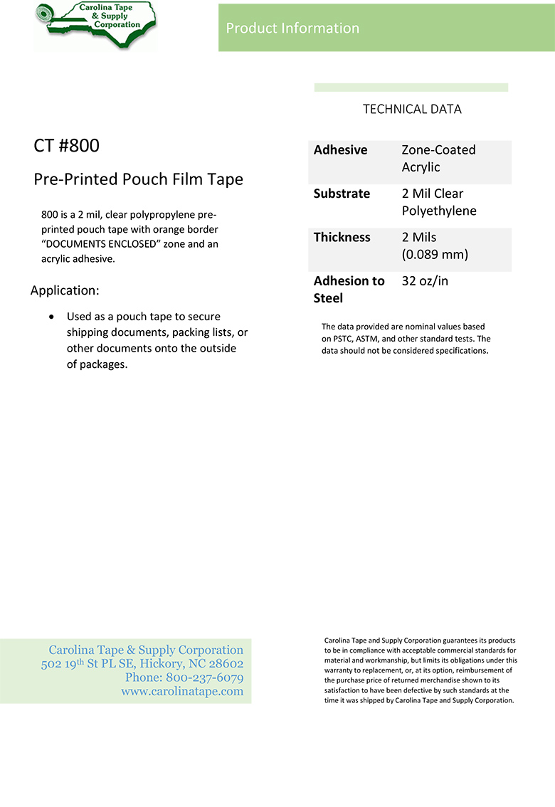 Single Coated Film Series Polypropylene Pre Printed Pouch Film Tape Atp De 800